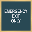 Emergency Exit Only