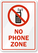 No Cell phone Sign