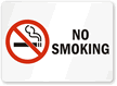 (No Smoking symbol) No Smoking