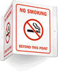 No Smoking Beyond This Point (symbol) Sign