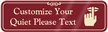 Quiet Please Symbol Sign