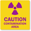 Caution Contamination Area with Graphic