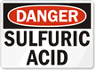 Danger Sulfuric Acid Sign