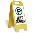VALET PARKING Free-Standing Sign