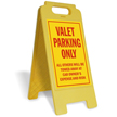 Valet Parking Only Free-Standing Sign