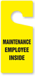 Maintenance Employee Inside