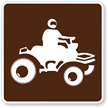 All-Terrain Vehicle Symbol - Traffic Sign