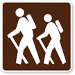 Trail (Hiking) Symbol - Traffic Sign