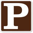 Parking (Symbol) Accommodation Services Sign