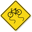 Slippery When Wet (Symbol) - Traffic Sign