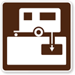 Trailer Sanitary Station Symbol - Traffic Sign