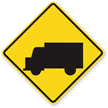 Truck Crossing - Traffic Sign