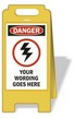 FloorBoss XL™ Custom Floor Stand Sign