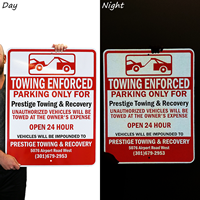 Custom Towing Enforced Parking Sign