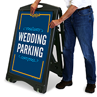 Wedding Parking Portable Sign