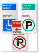 2000 Parking Signs