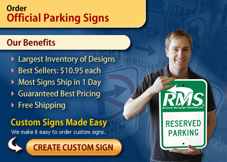 Official Parking Signs.