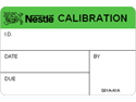 Calibration labels with your custom logo or company name are professional and save your time.