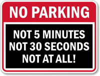 No-Parking-Sign-Novelty No-Parking-Sign-Novelty