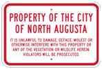 Property of City Sign