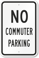 No-Commuter-Parking-Sign