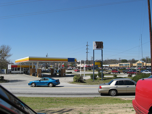 corner gas station