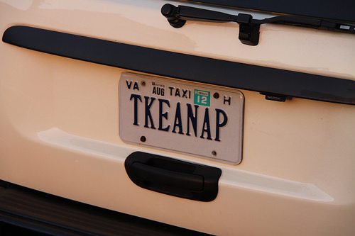 TKEANAP license plate