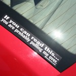 5 funny bumper stickers that highlight the resilience of the human race