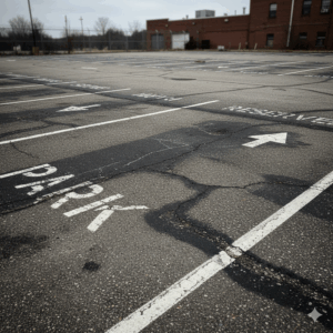 Parking Lot Stencils Fade