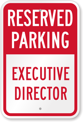 Reserved-Parking-Executive-Director-Sign-K-9198