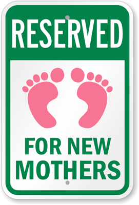 reserved parking expectant mothers
