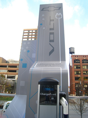 Chevy Volt charging station