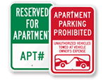 Apartment Security Signs