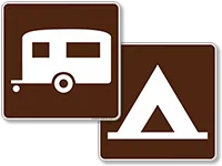 Campground Guide Signs