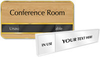 Designer Sliding Signs