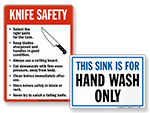 Food Safety Signs