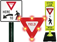 Traffic Yield Signs