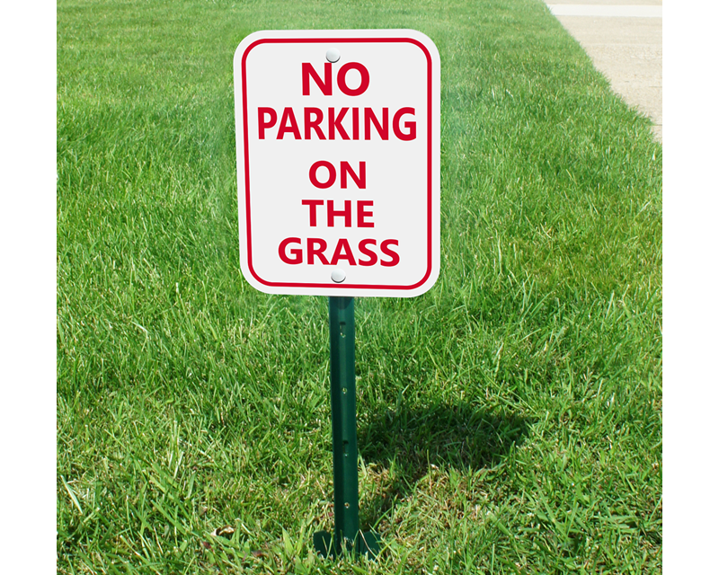 No Parking on the Grass Signs – MyParkingSign