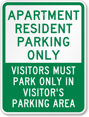 PARKING RESIDENTS ONLY METAL SIGN.INSRUCTIONAL RESIDENTS PARKING SIGN 12"X4" 