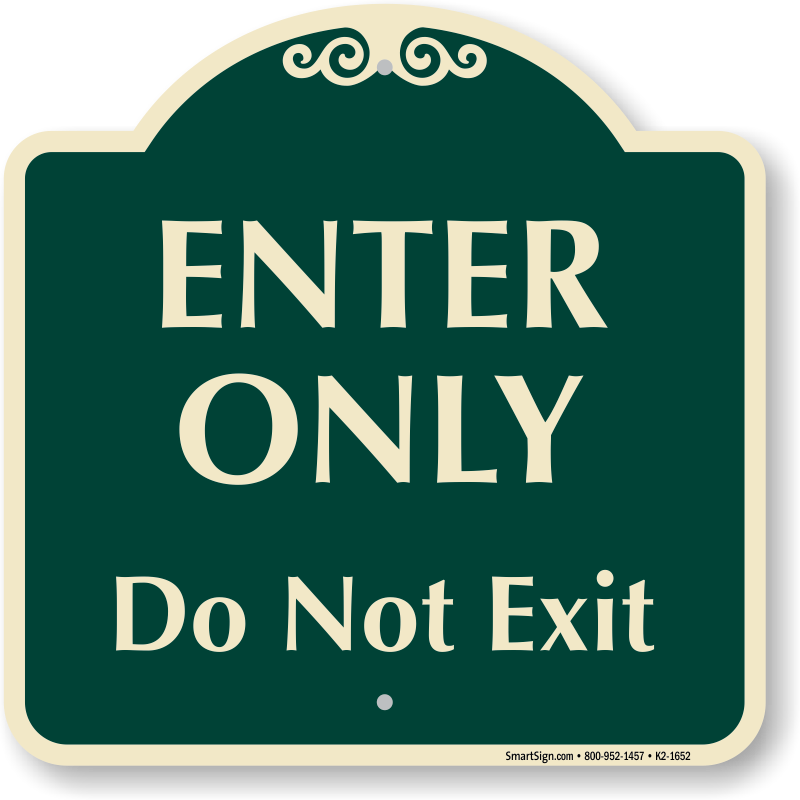 DO NOT ENTER Sign, Do Not Enter Sign, Door Signs, Do Not Enter
