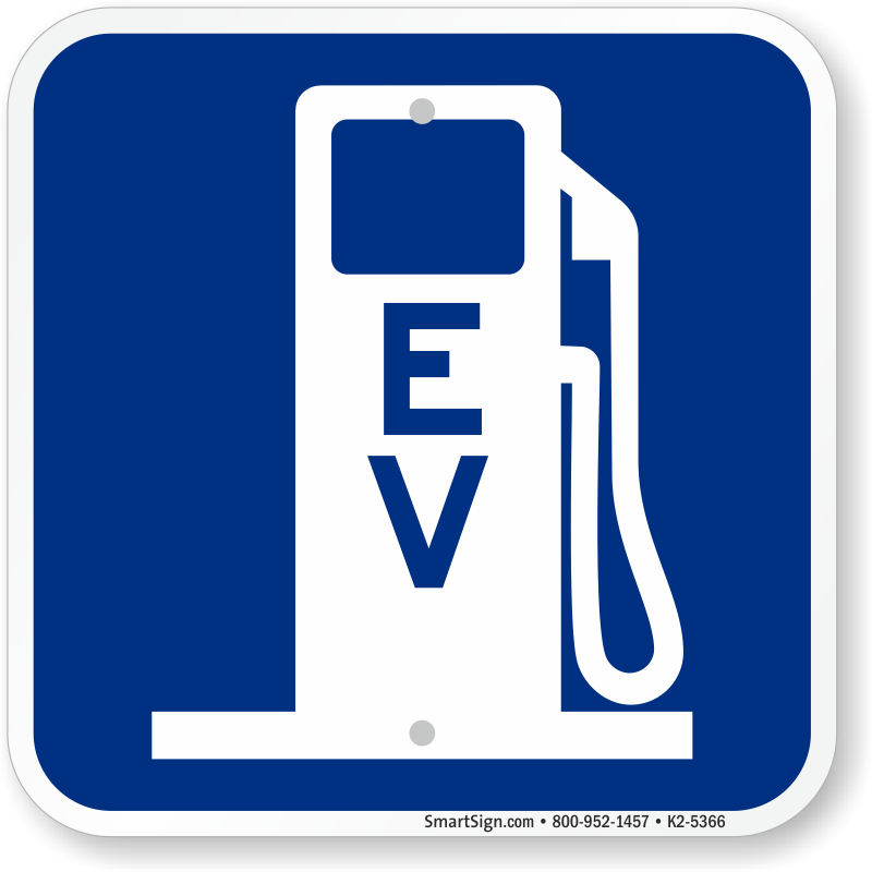 Electric Vehicle Parking and Charging Station Novelty Metal Sign 6" x 9" 