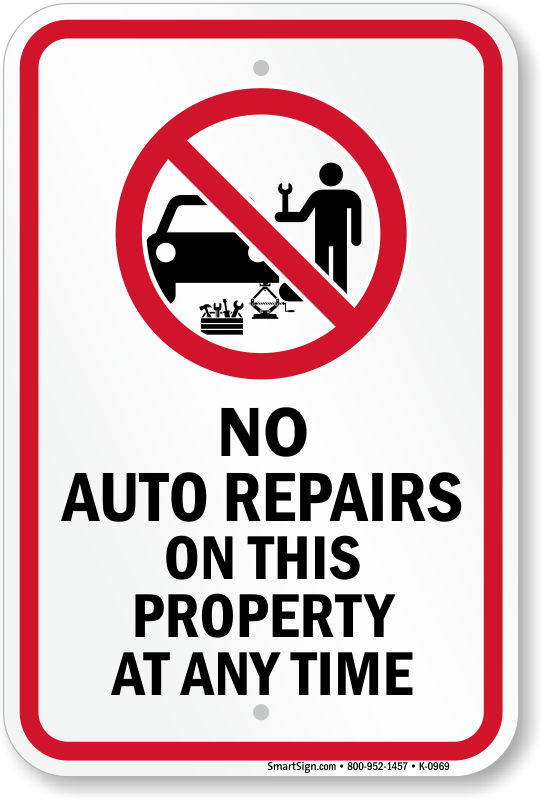 Auto Repair Garage Sign