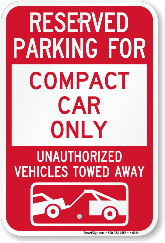 Reserved Parking Permit Parking Only w 12" X 18" Heavy-Gauge Aluminum Sign 