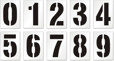 Free Printable Number Stencils