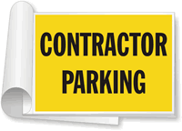 Contractor Parking Sign Book
