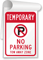 Temporary Parking Signs Booklets