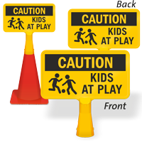Caution Kids At Play ConeBoss Sign