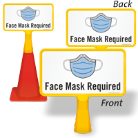 Face Mask Required ConeBoss Sign