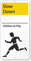 Slow Down, Children At Play iParking Sign