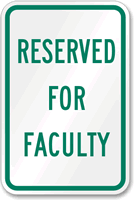 Reserved Faculty Sign